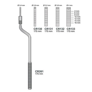 ODC Osteotom Iç bükey 2,4mm