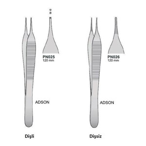 ODC Penset Adson 12 CM Dişsiz