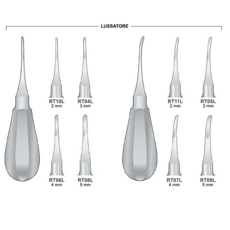 ODC Elevatör Luxator Eğri 2mm