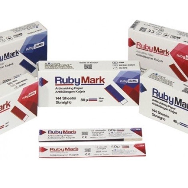 RubyMark Düz Artikülasyon Kağıdı  80 Micron 